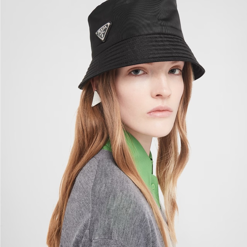 Prada bucket hat with authentication tag (never worn) original receipt available